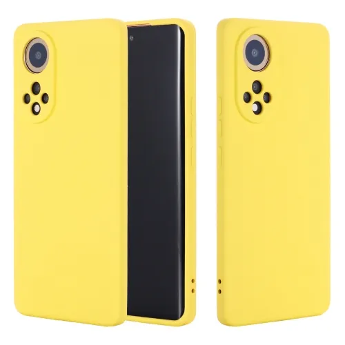 RUBBER Gumený kryt Huawei Nova 9 žltý