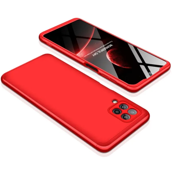 360° Ochranný kryt Samsung Galaxy M32 červený