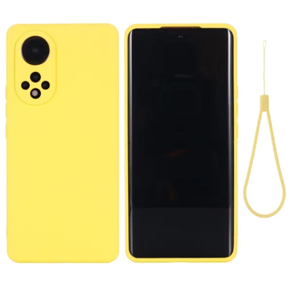 RUBBER Gumený kryt Huawei Nova 9 žltý