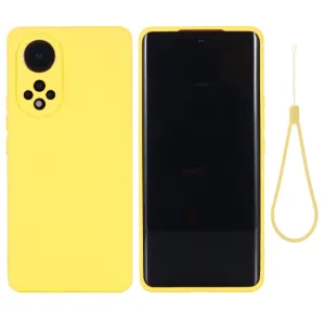 RUBBER Gumený kryt Huawei Nova 9 žltý