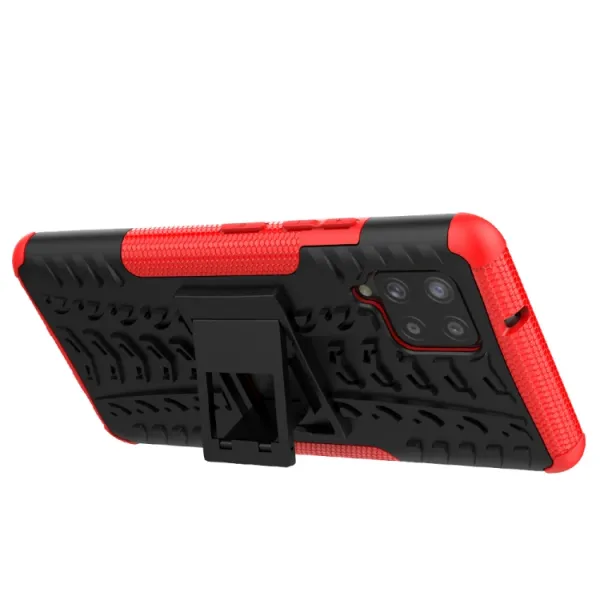 STAND Extra odolný obal Samsung Galaxy A42 5G červený