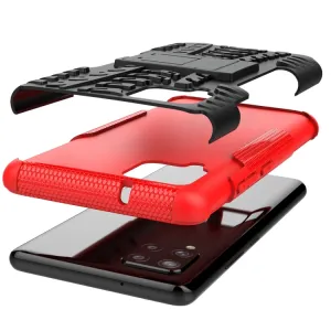 STAND Extra odolný obal Samsung Galaxy A42 5G červený