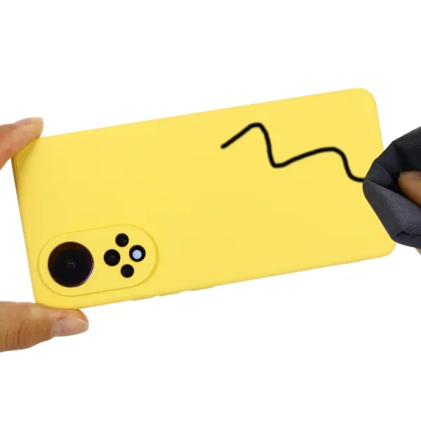 RUBBER Gumený kryt Huawei Nova 9 žltý