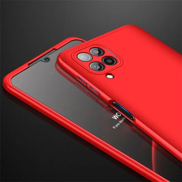 360° Ochranný kryt Samsung Galaxy M32 červený