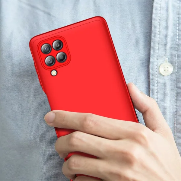 360° Ochranný kryt Samsung Galaxy M32 červený