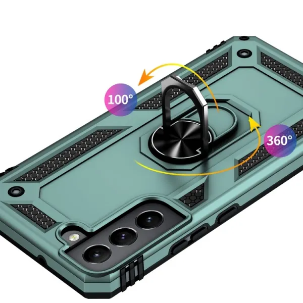 RING Ochranný obal pre Samsung Galaxy S22 Plus 5G zelený