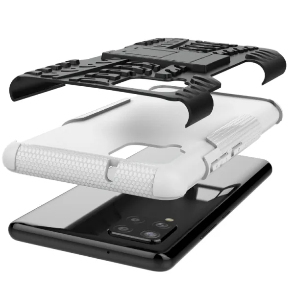 STAND Extra odolný obal Samsung Galaxy A42 5G biely