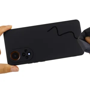 RUBBER Gumený kryt Huawei Nova 9 čierny