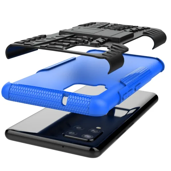STAND Extra odolný obal Samsung Galaxy A42 5G modrý