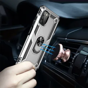RING Ochranný obal pre Samsung Galaxy A03s strieborný