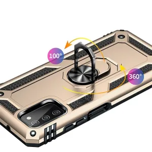 RING Ochranný obal pre Samsung Galaxy A03s zlatý