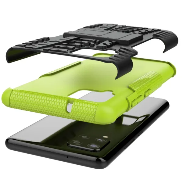STAND Extra odolný obal Samsung Galaxy A42 5G zelený