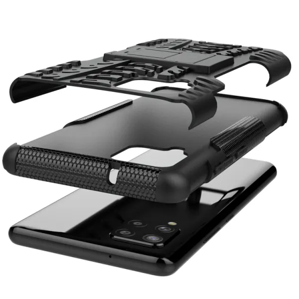 STAND Extra odolný obal Samsung Galaxy A42 5G čierny