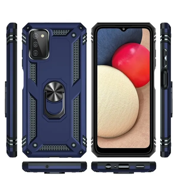 RING Ochranný obal pre Samsung Galaxy A03s modrý