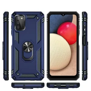 RING Ochranný obal pre Samsung Galaxy A03s modrý
