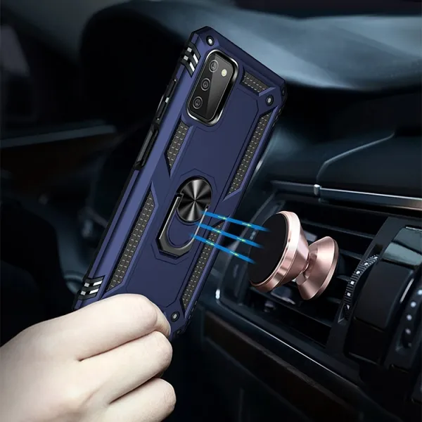 RING Ochranný obal pre Samsung Galaxy A03s modrý