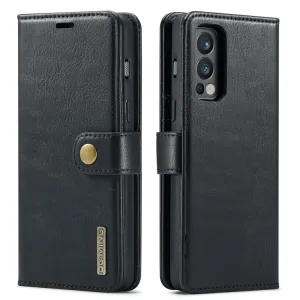 DG.MING Peňaženkový obal 2v1 OnePlus Nord N200 5G čierny