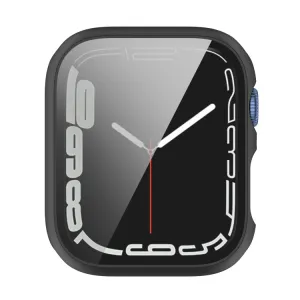 Plastový obal s ochranným sklom pre Apple Watch 9 / 8 / 7 (41mm) modrý