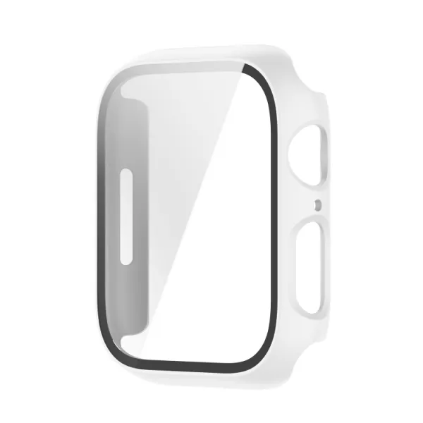 Plastový obal s ochranným sklom pre Apple Watch 9 / 8 / 7 (41mm) modrý