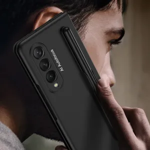 GKK PEN Plastový kryt s držiakom na pero Samsung Galaxy Z Fold 3 5G čierny