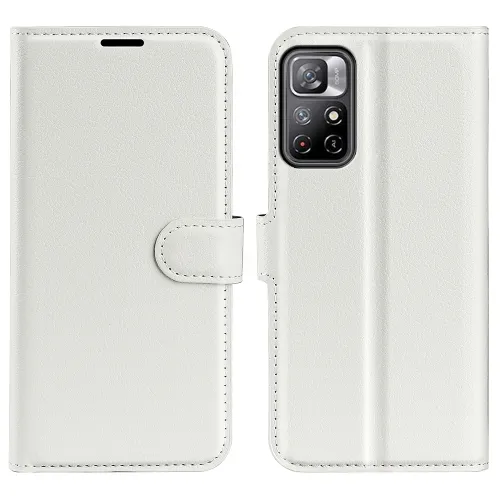 LITCHI Ochranný kryt pre Xiaomi Poco M4 Pro 5G / Redmi Note 11S 5G biely