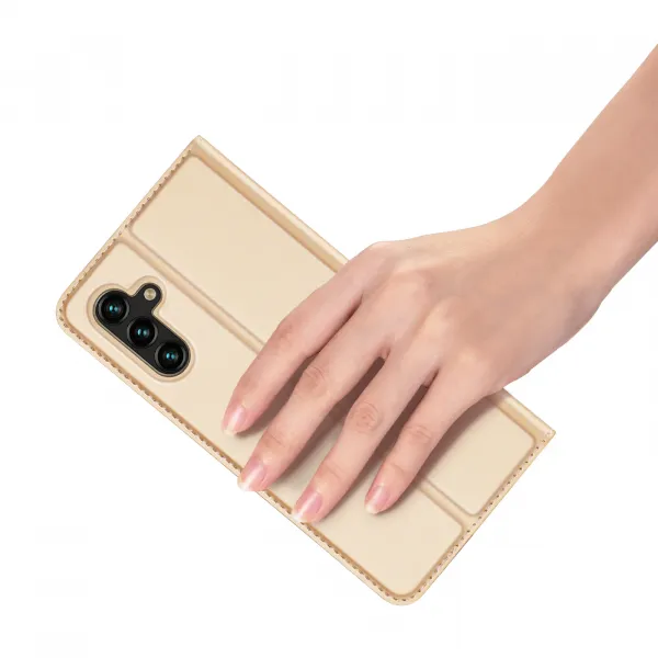 DUX Peňaženkový kryt Samsung Galaxy A13 5G zlatý