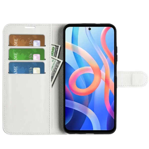 LITCHI Ochranný kryt pre Xiaomi Poco M4 Pro 5G / Redmi Note 11S 5G biely