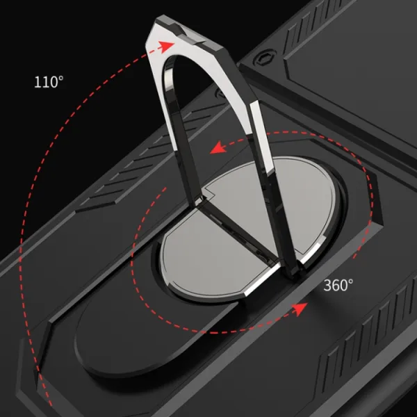 GKK RING Ochranný obal Samsung Galaxy Z Flip 3 5G čierny