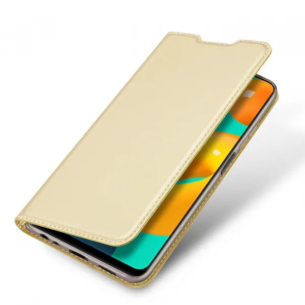 DUX Peňaženkový kryt Samsung Galaxy M32 zlatý