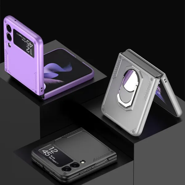 GKK RING Ochranný obal Samsung Galaxy Z Flip 3 5G čierny