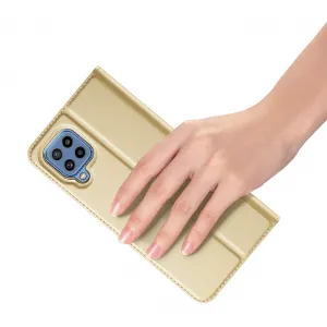 DUX Peňaženkový kryt Samsung Galaxy M32 zlatý