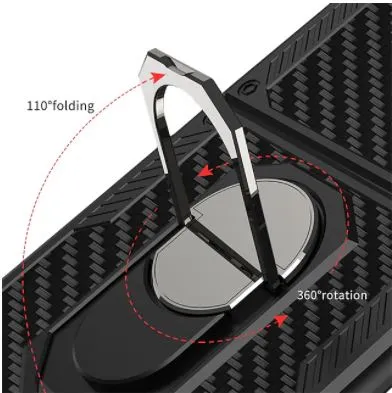 GKK RING Ochranný obal Samsung Galaxy Z Flip 3 5G carbon