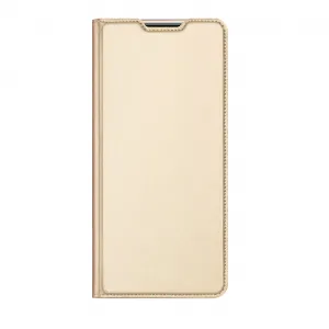 DUX Peňaženkový kryt Samsung Galaxy M32 zlatý
