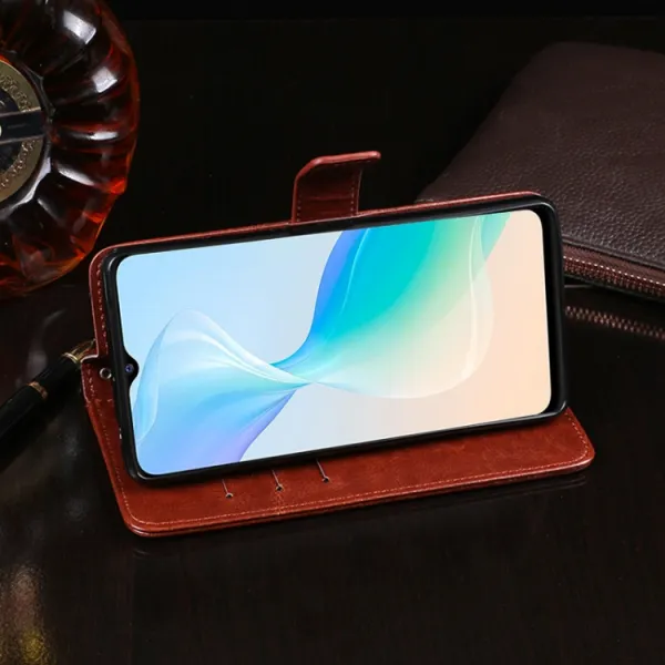 IDEWEI Peňaženkový kryt Vivo Y21 / Y21s / Y33s biely