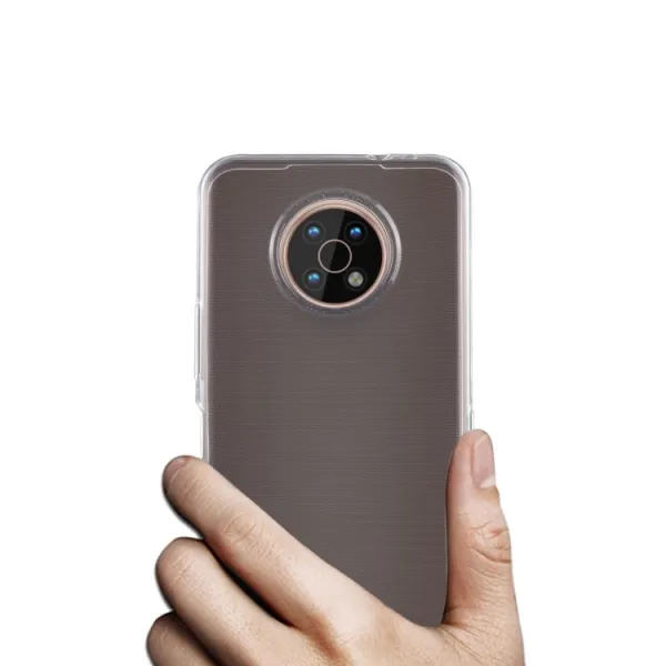 Silikónový kryt Nokia G50 priehľadný
