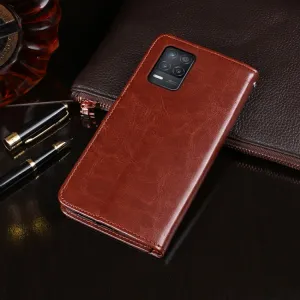 IDEWEI Peňaženkový kryt Realme Narzo 30 5G biely