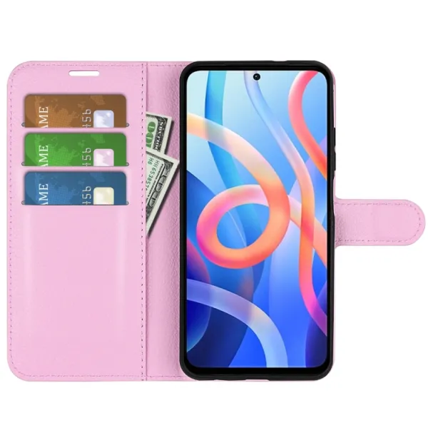 LITCHI Ochranný kryt pre Xiaomi Poco M4 Pro 5G / Redmi Note 11S 5G ružový