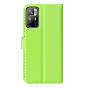 LITCHI Ochranný kryt pre Xiaomi Poco M4 Pro 5G / Redmi Note 11S 5G zelený