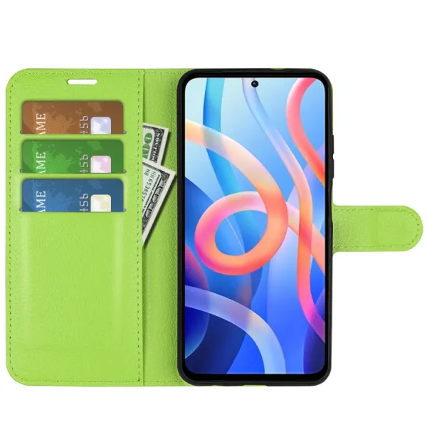LITCHI Ochranný kryt pre Xiaomi Poco M4 Pro 5G / Redmi Note 11S 5G zelený