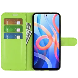 LITCHI Ochranný kryt pre Xiaomi Poco M4 Pro 5G / Redmi Note 11S 5G zelený