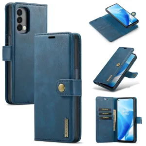 DG.MING Peňaženkový obal 2v1 OnePlus Nord N200 5G modrý