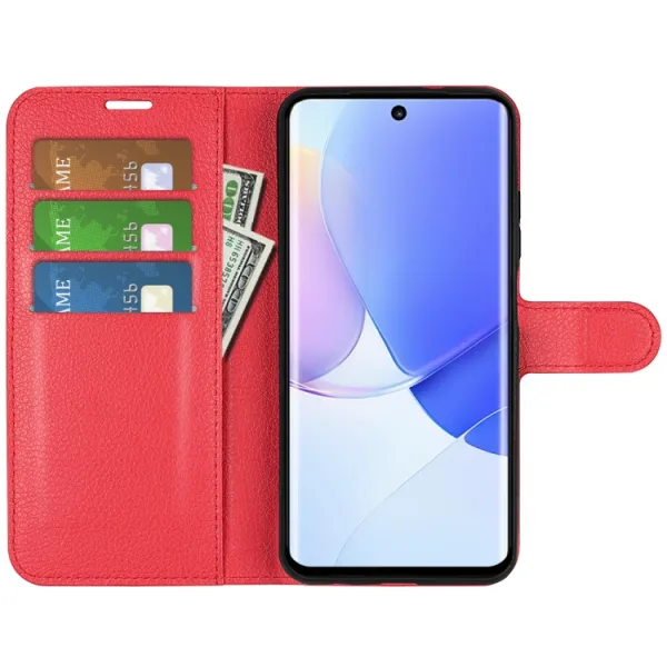 LITCHI Ochranný kryt pre Huawei Nova 9 červený