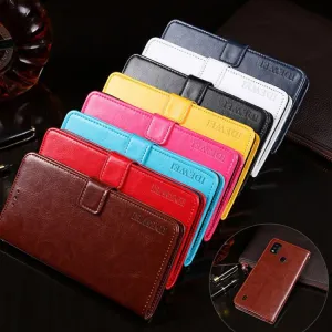 IDEWEI Peňaženkový kryt ZTE Blade A51 2020 biely