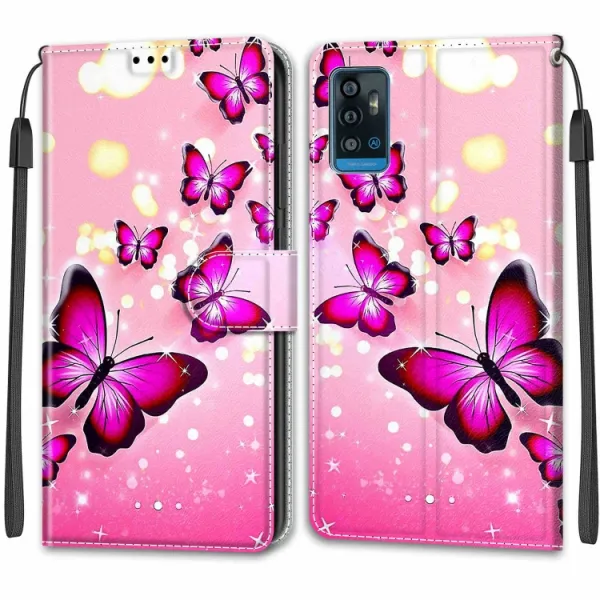 ART Peňaženkový kryt pre ZTE Blade A71 2020 BUTTERFLIES