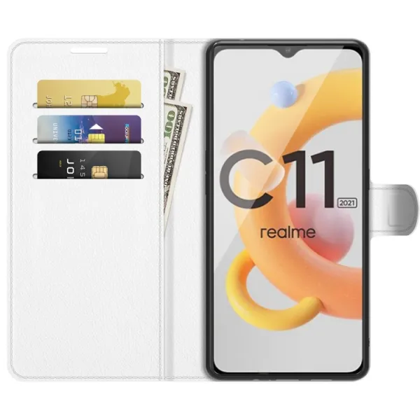 LITCHI Ochranný kryt pre Realme C11 2021 biely