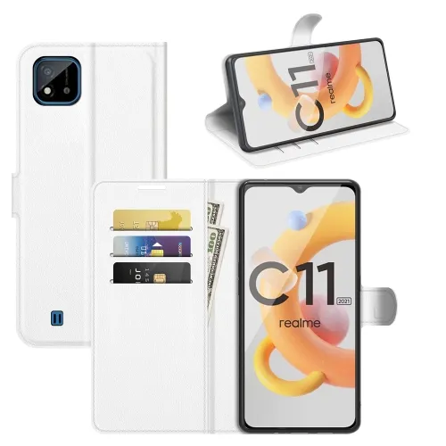 LITCHI Ochranný kryt pre Realme C11 2021 biely