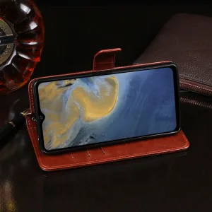 IDEWEI Peňaženkový kryt ZTE Blade A71 2020 biely
