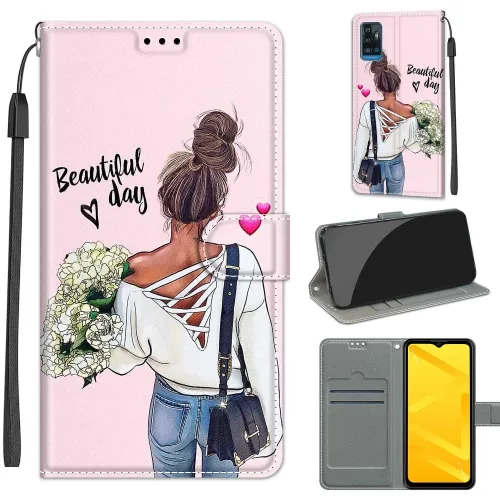 ART Peňaženkový kryt pre ZTE Blade A71 2020 DAY