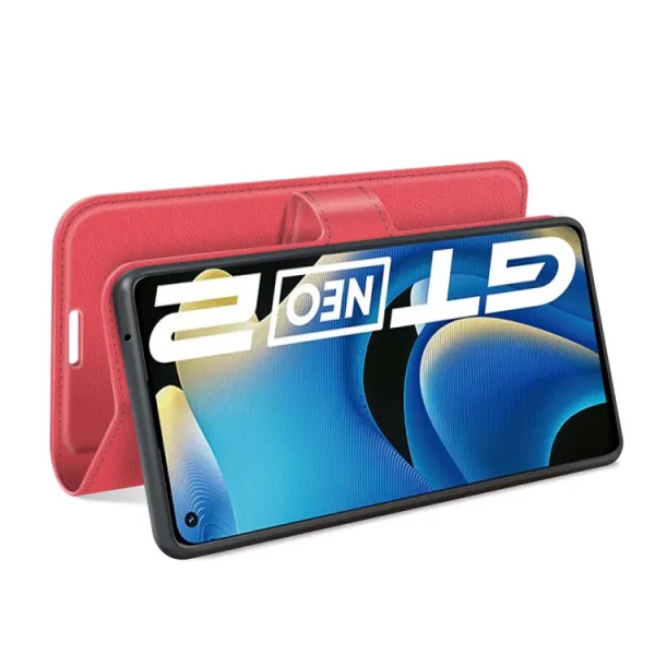 LITCHI Ochranný kryt pre Realme GT Neo2 5G červený