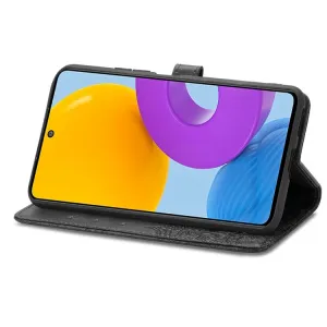 ART Peňaženkový kryt Samsung Galaxy M52 5G ORNAMENT čierny